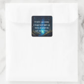 Sticker Carré Bugs Butt Light Up Firefly Lightning bug (Sac)