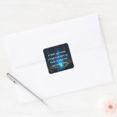 Sticker Carré Bugs Butt Light Up Firefly Lightning bug (Enveloppe)