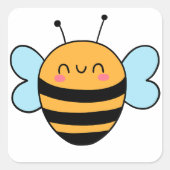 Sticker Carré Bumble Bee (Devant)