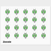 Sticker Carré BUNNY™ Icône vide (Feuille)