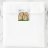 Sticker Carré Bunny rabbitt (Sac)