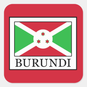 Sticker Carré Burundi