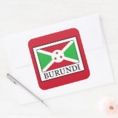 Sticker Carré Burundi (Enveloppe)