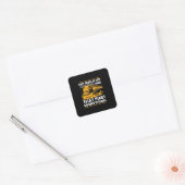 Sticker Carré Bus Driver Ne Fait Que L'Éteindre (Enveloppe)