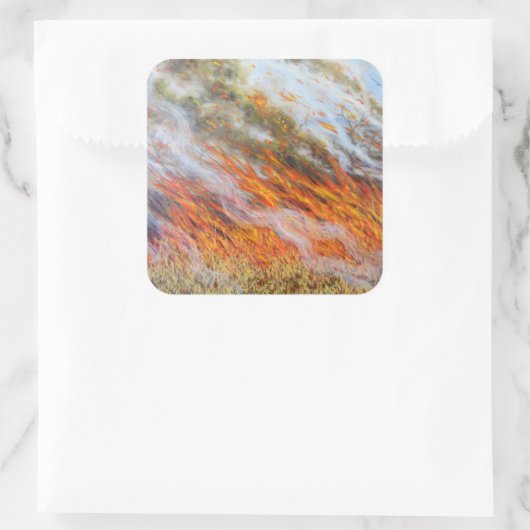 Sticker Carré Bushfire Inferno 2014 (Sac)
