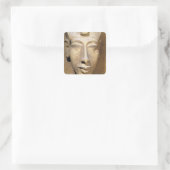 Sticker Carré Buste d'Amenophis IV du Temple d'Amun (Sac)