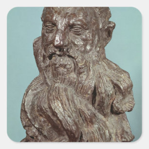 Sticker Carré Buste d'Auguste Rodin 1909