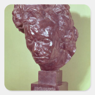 Sticker Carré Buste de portrait de Ludwig van Beethoven 1901