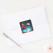 Sticker Carré "But Bound : Le coup parfait du garçon Animé" (Enveloppe)