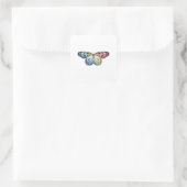 Sticker Carré Butterfly Rainbow (Sac)