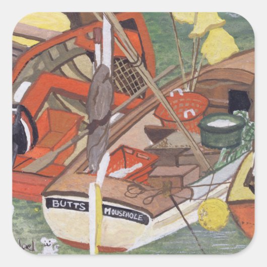 Sticker Carré Butts of Mousehole 1995 (Devant)