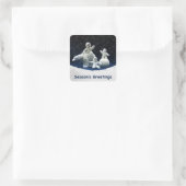 Sticker Carré Bye Bye Snow Baby (Sac)