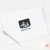 Sticker Carré Bye Bye Snow Baby (Enveloppe)