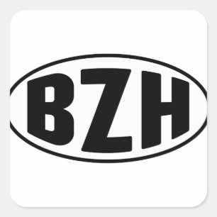 Sticker Carré BZH Bretagne Breton Breizh