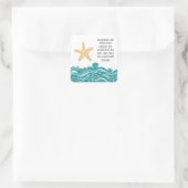 Sticker Carré Ça a de l'importance pour cette espèce de poisson  (Sac)