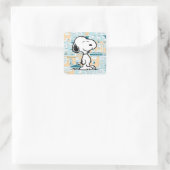 Sticker Carré cacahuètes | Snoopy Comic Motif (Sac)