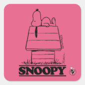 Sticker Carré cacahuètes | Snoopy Le Secret À La Vie (Devant)