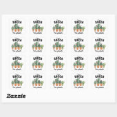 Sticker Carré Cactus cactus succulents plante (Feuille)