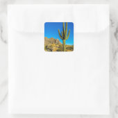 Sticker Carré Cactus debout (Sac)