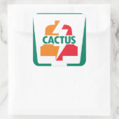 Sticker Carré Cactus Eleven Bell 1 conçu par Robitussin (Sac)
