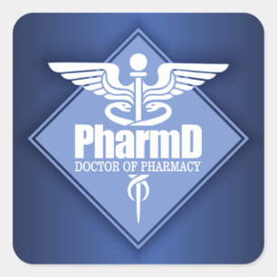 Sticker Carré Cad PharmD (diamant)