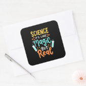 Sticker Carré Cadeau d'anniversaire | Science C'Est Comme De La  (Enveloppe)