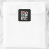 Sticker Carré Cadeau d'anniversaire | S'Il Se Déplace, C'Est La (Sac)