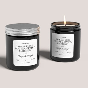 Sticker Carré Cadeau de Mariage Fiançailles personnalisé pour de