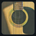 Sticker Carré Cadeau pour musicien guitariste<br><div class="desc">Cette oeuvre de guitare vintage est adaptée aux joueurs de guitare qui aiment jouer de la guitare. elle peut être offerte en cadeau à un petit ami, une petite amie, ou un papa pour un anniversaire, une fête des pères ou une Saint-Valentin. Le design rétro propose un cadeau vintage cool...</div>
