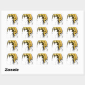 Sticker Carré Cadeaux Circus Elephant (Feuille)