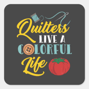 Sticker Carré Cadeaux de courtepointe