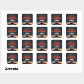 Sticker Carré café (Feuille)