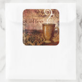 Sticker Carré Café (Sac)