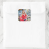 Sticker Carré café d'amour (Sac)