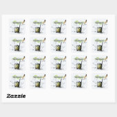 Sticker Carré Caipirinha (Feuille)