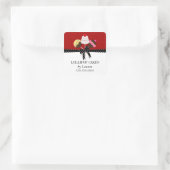 Sticker Carré Cake Pops Red Baker Box Seal (Sac)
