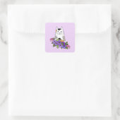 Sticker Carré Calico Cat Cute (Sac)