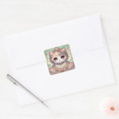Sticker Carré Calico Princess Cat (Enveloppe)