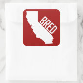 Sticker Carré California Bred (Sac)