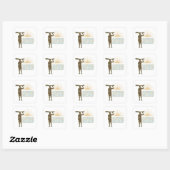 Sticker Carré California Dreaming (Feuille)