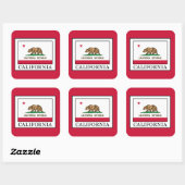 Sticker Carré Californie (Feuille)