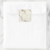 Sticker Carré Californie à El Rosario (Sac)