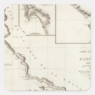 Sticker Carré Californie à El Rosario