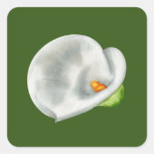 Sticker Carré Calla Lilly (Devant)