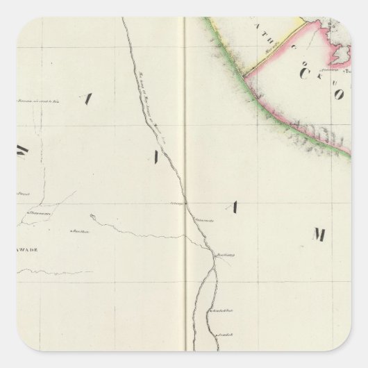 Sticker Carré Cambodge 105 (Devant)