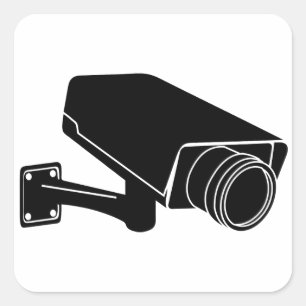 Sticker Carré Camera
