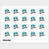 Sticker Carré Camion Little Brother Monster (Feuille)