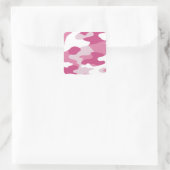 Sticker Carré Camo rose (Sac)
