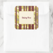 Sticker Carré Camo Urban Stripe Patten Dietary Requirement  (Sac)