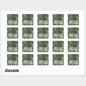 STICKER CARRÉ CAMOUFLAGE (Feuille)